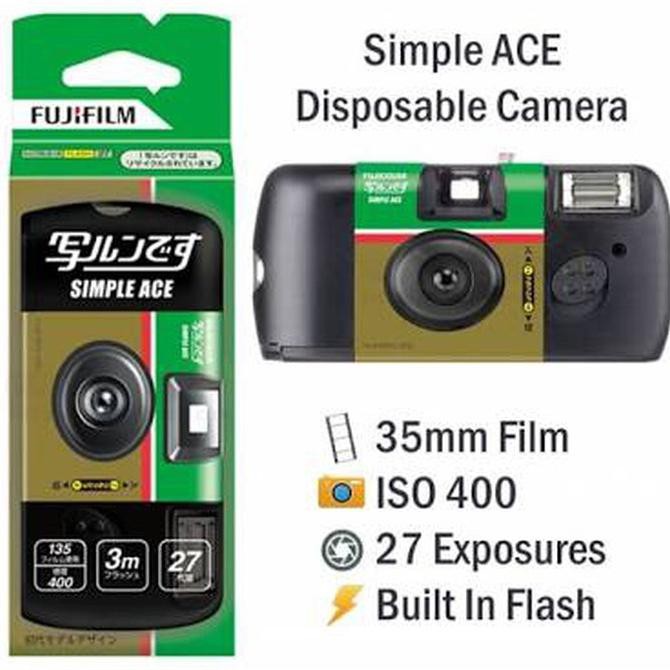PROMO DISPOSABLE CAMERA FUJIFILM 27 SHEETS TERLARIS