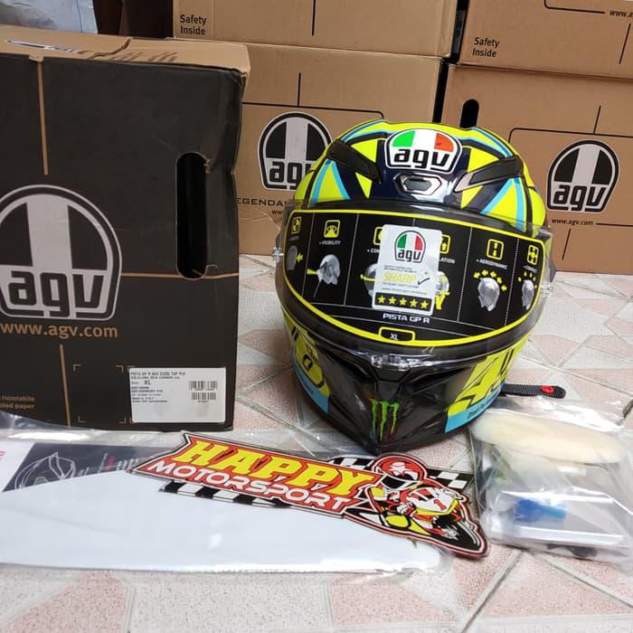 NEW ARRIVALHELM AGV PISTA GP R SOLELUNA 2016 EUROFIT SIZE XL