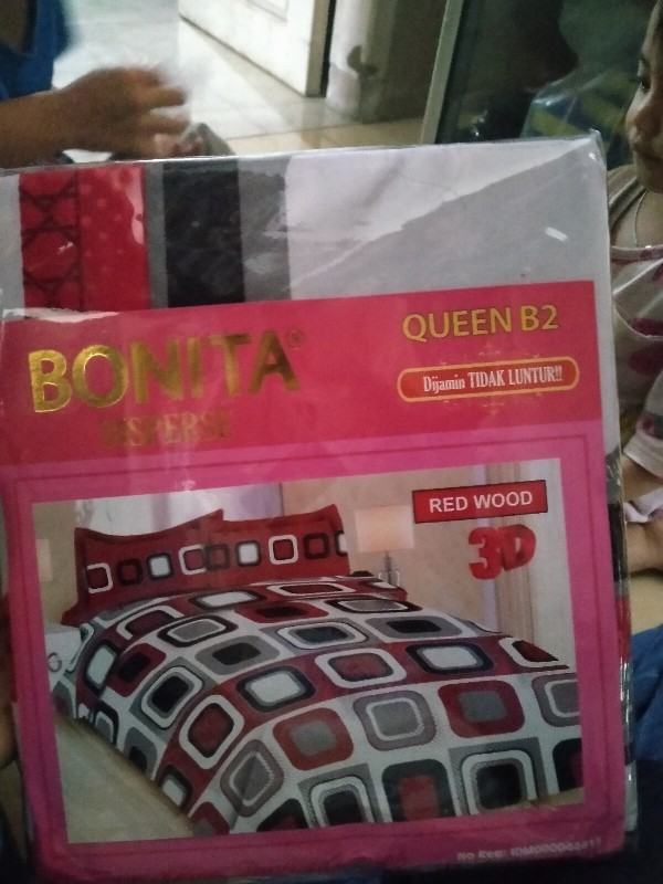 Sprei Bonita No.2 Disperse 3d Quenn 160x200