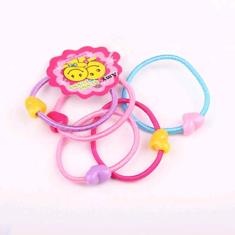 【GOGOMART】Ikat Rambut Anak / Hair Band - 1 Bungkus Isi 50pcs - KARTUN