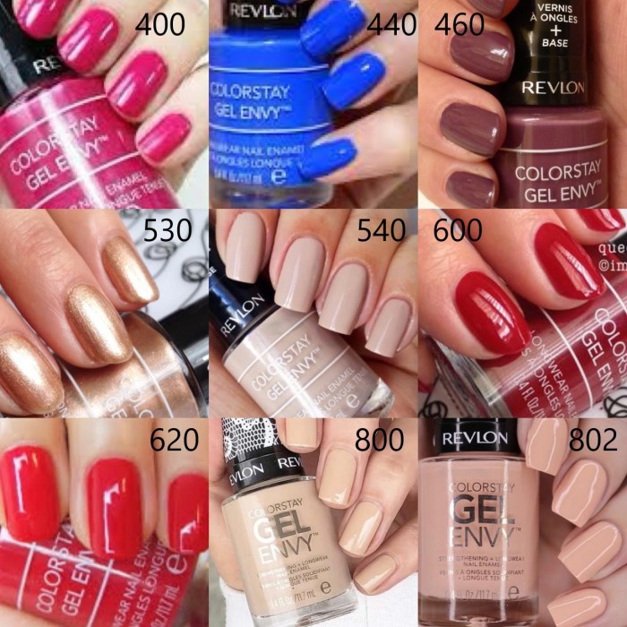 

Murah Revlon Gel Nail Polish / Colorstay Gel Envy Color + Base Terbatas