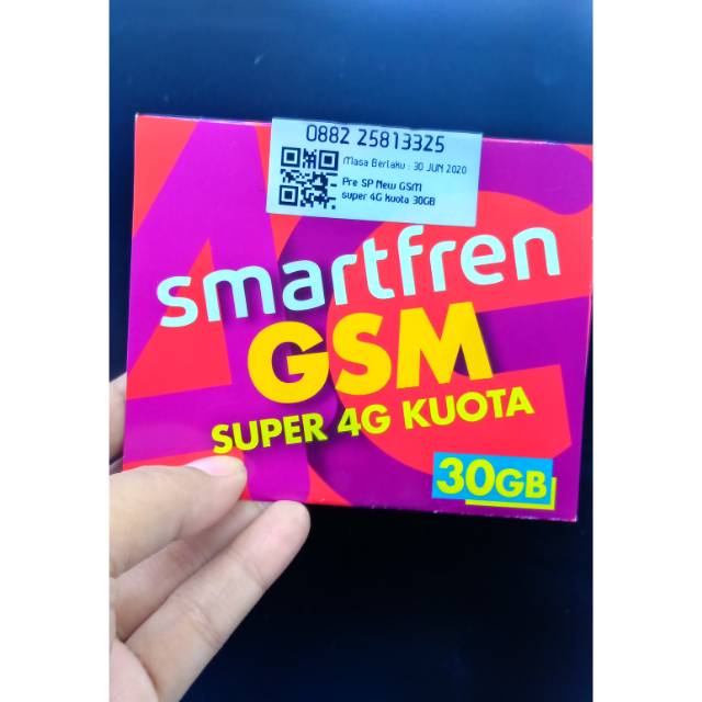 KUOTA SMARTFREN 30GB (BUKAN UNLIMITED)