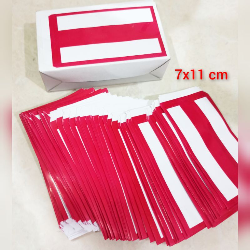 

ANGPAO MERAH PUTIH POLOS 100 PCS