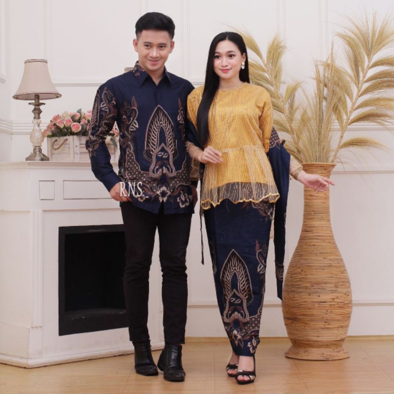 Maura Couple - Sania Ruffle Batik Couple ori Ndoro jowi DNT Garansi Termurah Shopee - Couple Aulia