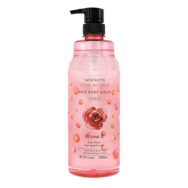 Jual WATSONS Body Wash Rose dan white tea 1L Indonesia