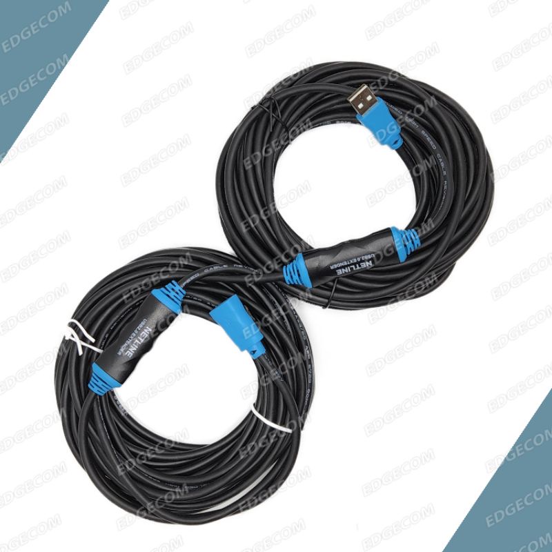 NETLINE Kabel USB 2.0 / USB 3.0 Extension Aktif / Extender Active 20 Meter