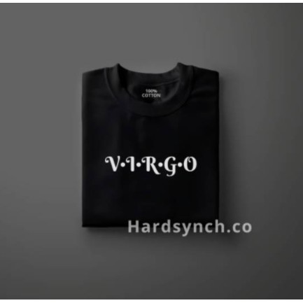 KAOS BAJU TSHIRT DISTRO PRIA WANITA ZODIAK VIRGO COTTON COMBED 30S