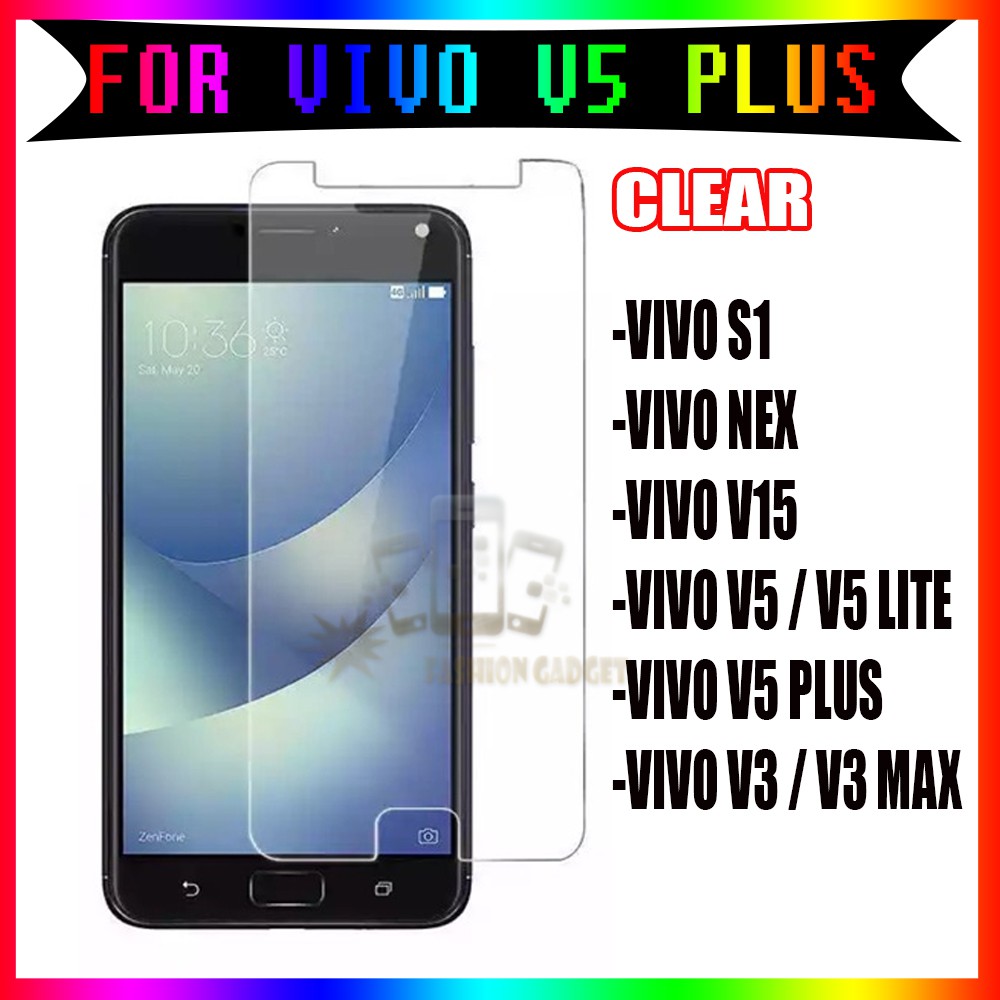 TEMPERED GLASS VIVO NEX / VIVO S1 / VIVO V15 / VIVO V5 / VIVO V5 LITE / VIVO V3 / VIVO V3 MAX / VIVO V5 PLUS ANTI GORES TEMPER GLASS