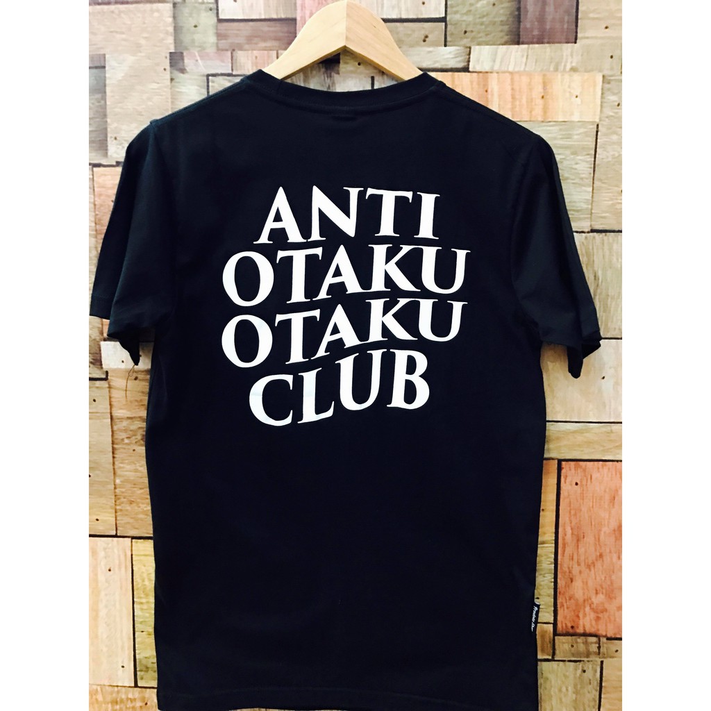 Kaos Anti Otaku Otaku Club Black