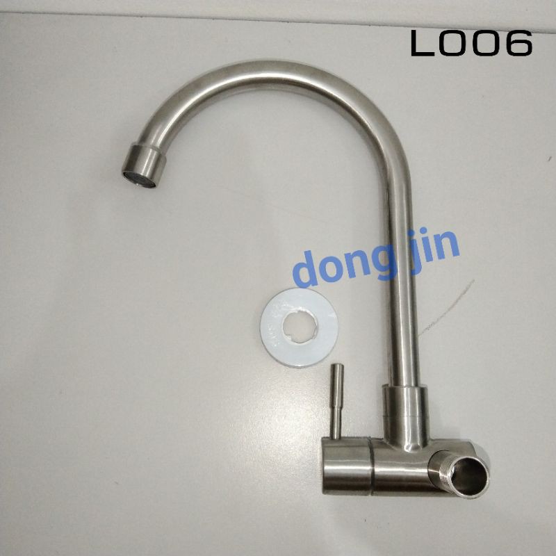 Kran Dapur BCP  Stainless doff Leher Angsa