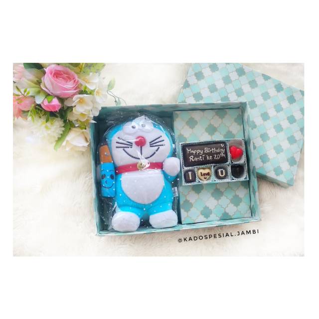 

Coklat Ultah / Coklat Ucapan + Boneka