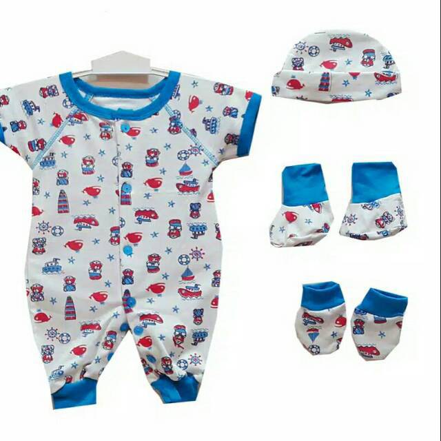 JUMSUIT SET 3 IN 1 VINATA LENGAN PENDEK-OVERALL SET VINATA LENGAN PENDEK -SET KODOK VINATA PENDEK