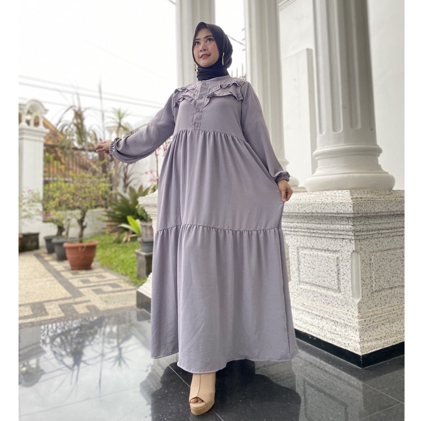 TERBARU TSANA DRESS BAHAN KATUN RAYON SIZE JUMBO FASHION MUSLIM TERBARU