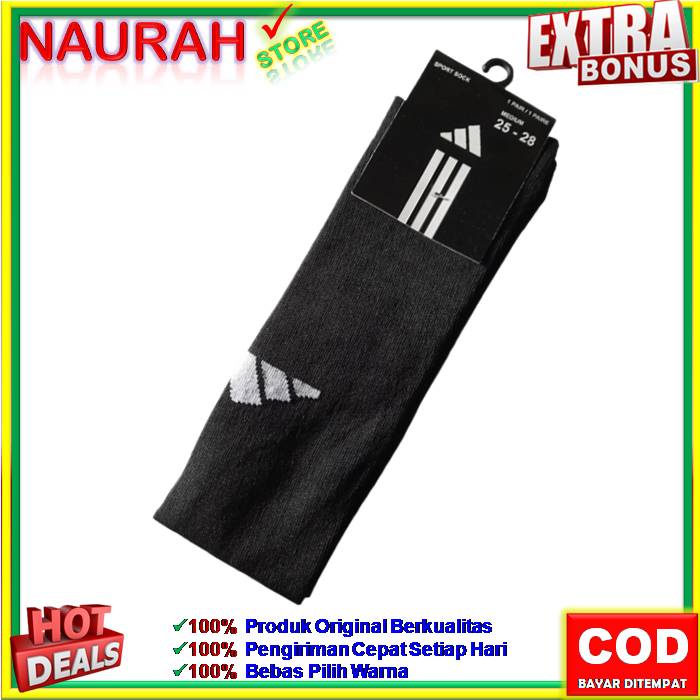 KAOS KAKI PRIA SPORTY KANTORAN SPANDEX HITAM