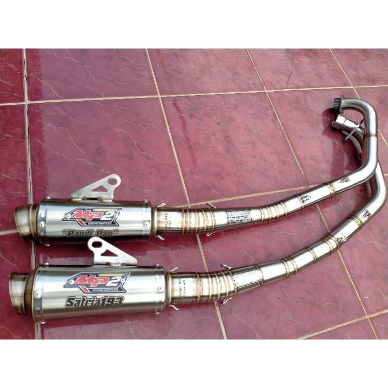 knalpot mp2 Muffler untukSonic 150 & Supra GTR step standar