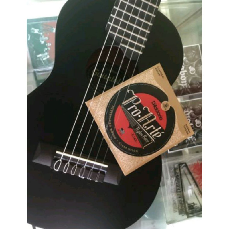 senar gitar classic nylon EJ45 clear daddario nilon