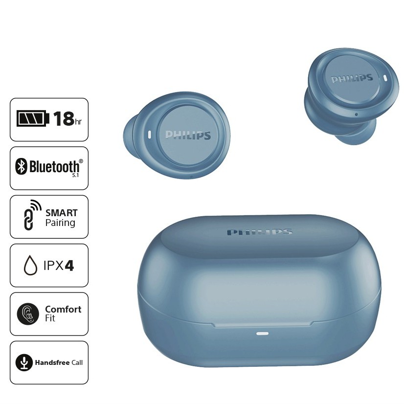 Jual Philips TAT1215 In-ear true wireless headphones / TWS TAT 1215 ...