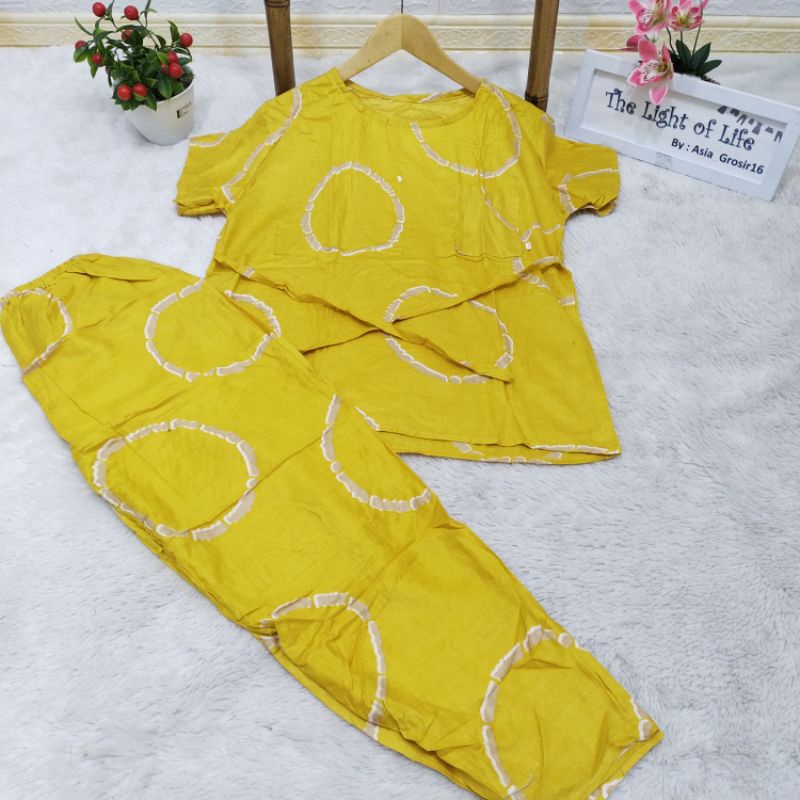 One set Tie Die // Setelan wanita kekinian-Set 6