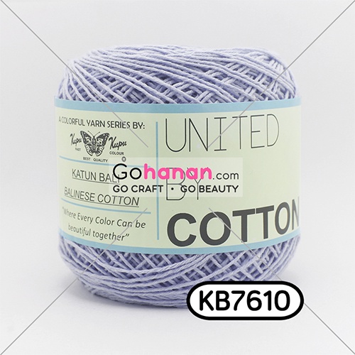 Benang Rajut Katun Bali United / Katun Bali United / Katun Bali United Medium Ply 100 Gram - KB 7610