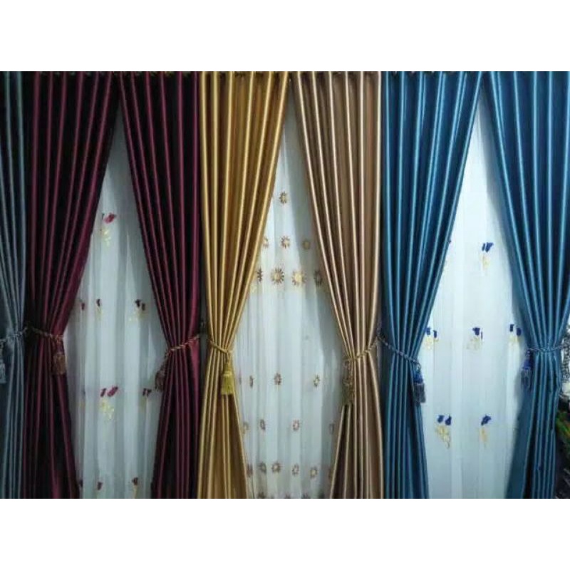 Gorden blackout Untuk Gorden pintu/GORDEN BLACKOUT POLOS / Gorden Polos/Gorden import/Gorden jendela