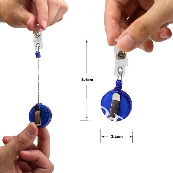 Name Tag Kartu yoyo id card Badge holder putar