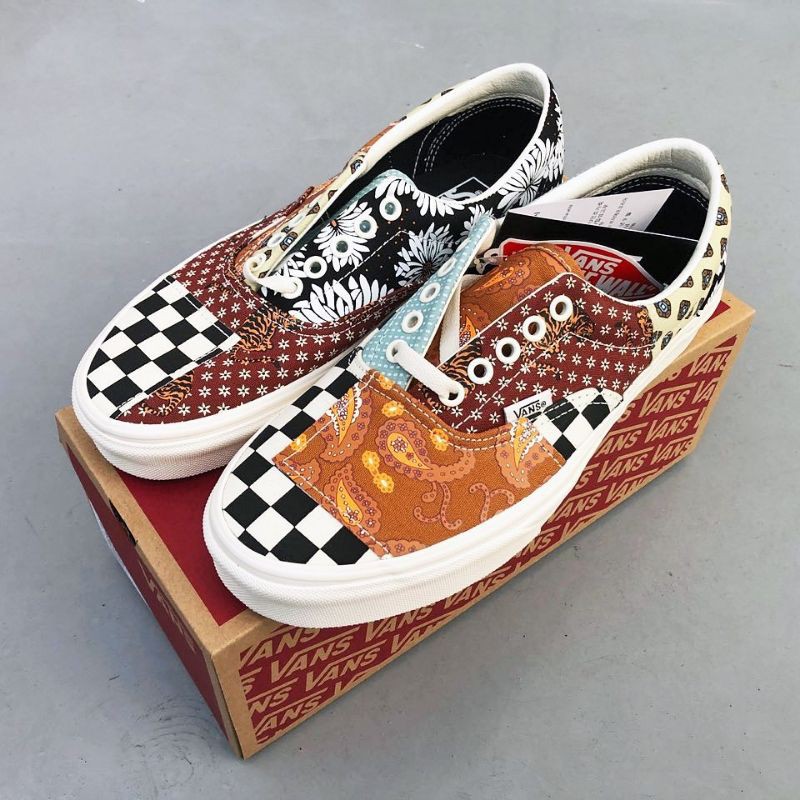 vans era tiger patchwork original