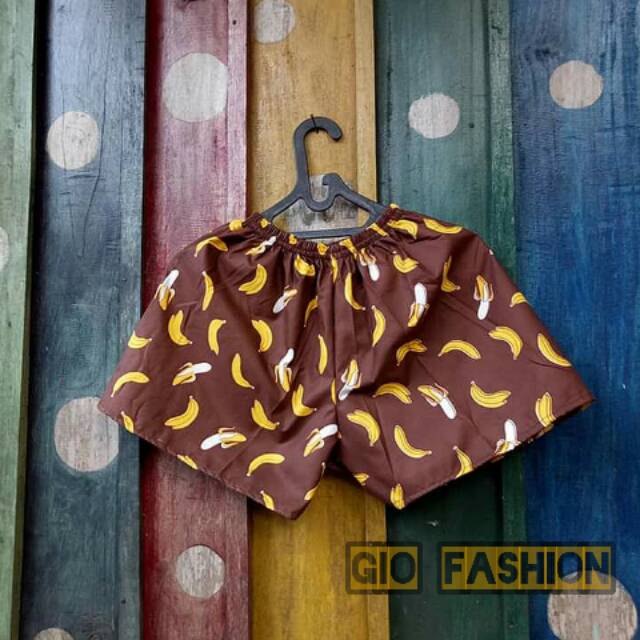 BOKSER/BOXER/WANITA/PRIA/DEWASA/MOTIF PISANG