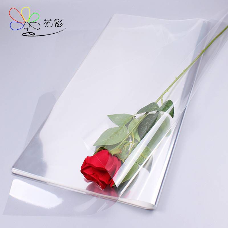 

1 Lembar Plastik Bunga Buket Transparan Flower Wrapping Transparant Plastik Buket Bunga Mawar