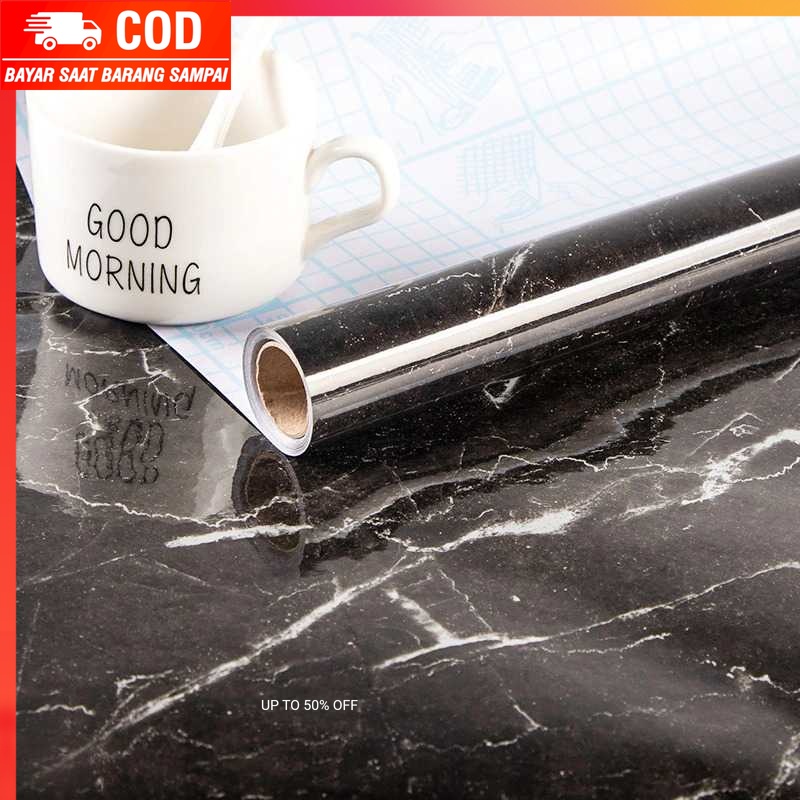 (100% BARANG ORI) DICOR Sticker Wallpaper Meja Dinding Dapur Anti Minyak - WGFYT4B