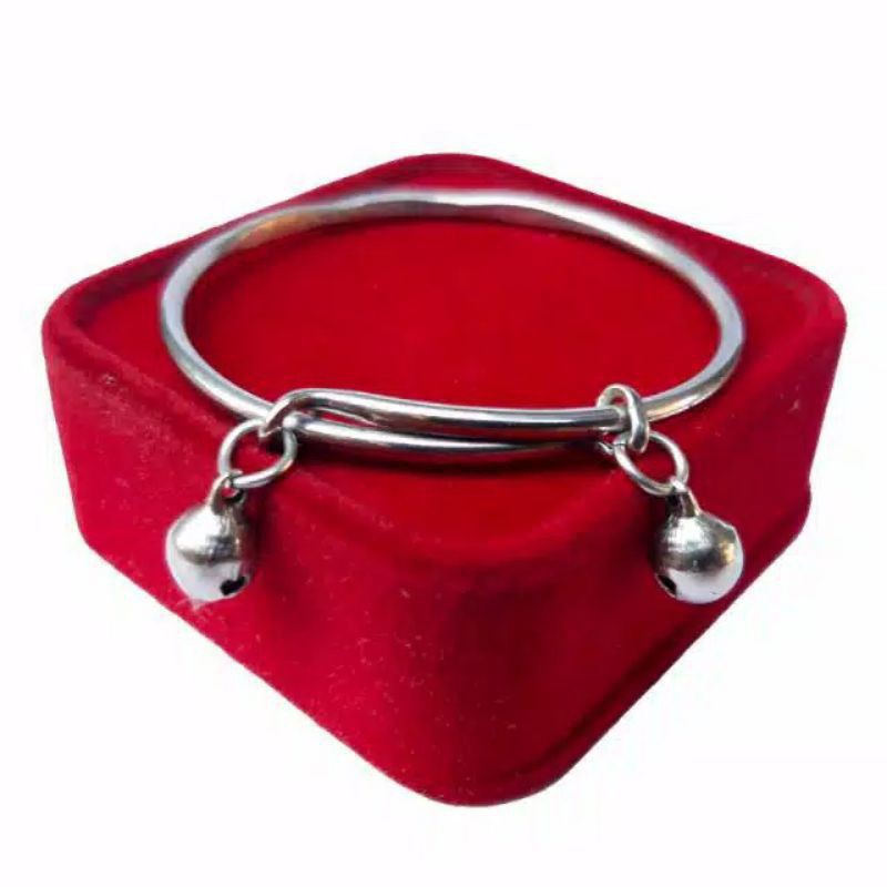 GELANG BAYI MONEL LONCENG-GELANG BAYI MONEL KRINCING