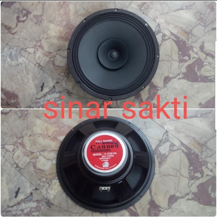SPEAKER CANON 1230 PA/1230PA 12 INCH FULL RANGE 350 WATT KOMPONEN