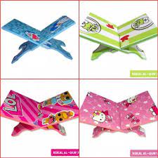 REKAL REKAR REHAL AL QURAN KARAKTER ANAK DUDUKAN MEJA BACA AL QURAN dan buku