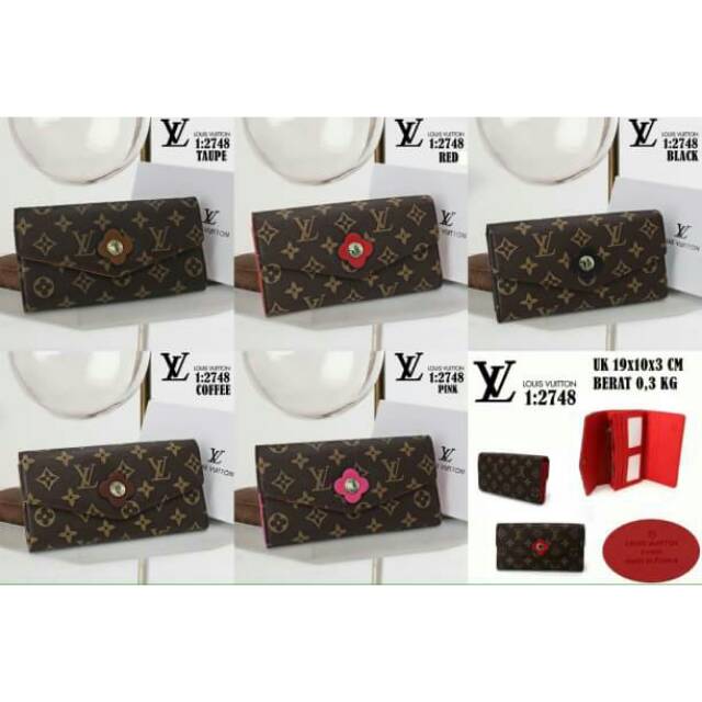 JUAL DOMPET WANITA IMPORT MURAH LV 2748