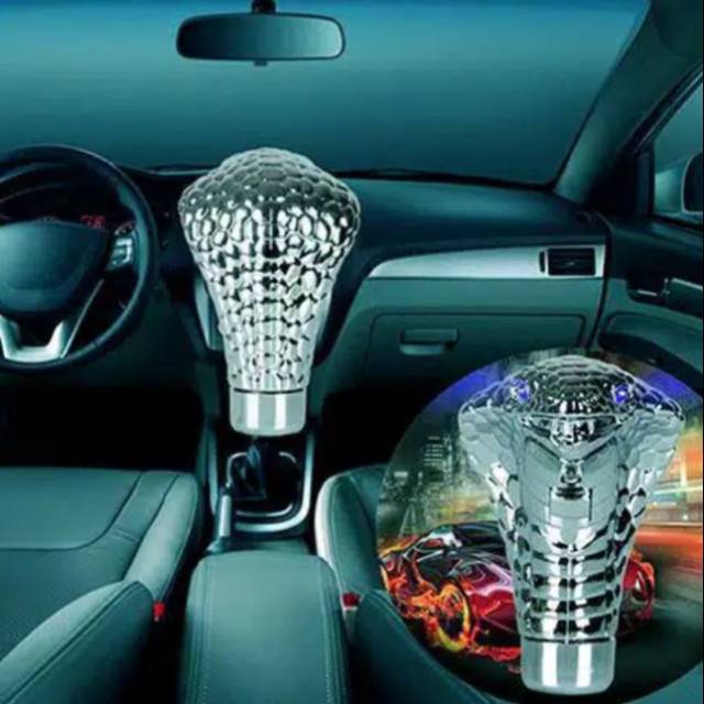 [COD] Knob perseneling mobil manual cobra mata LED