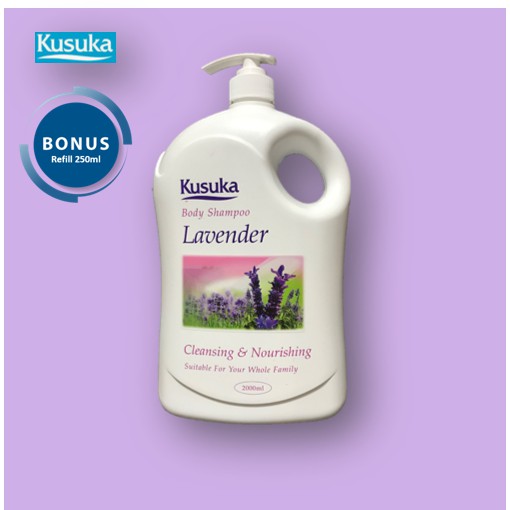 Sabun Mandi Cair KUSUKA Lavender 2000ml