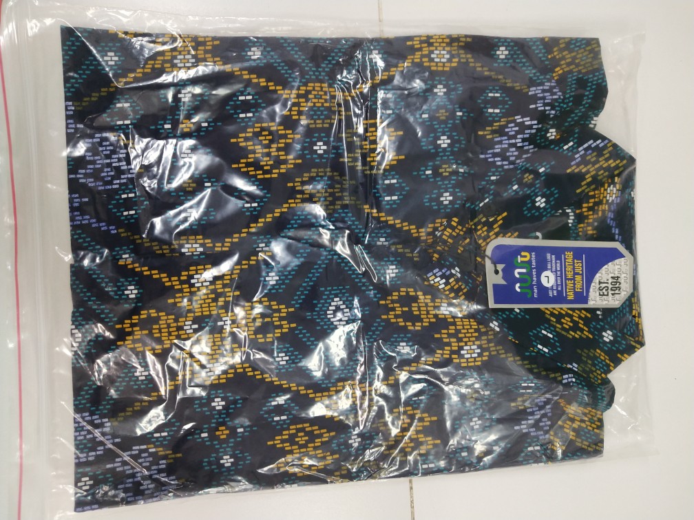 Bswart Batik Hrb026 Kenongo Hem Pendek Padi Pekalongan M L Xl Batik Pria Murah Modern Grosir Batik
