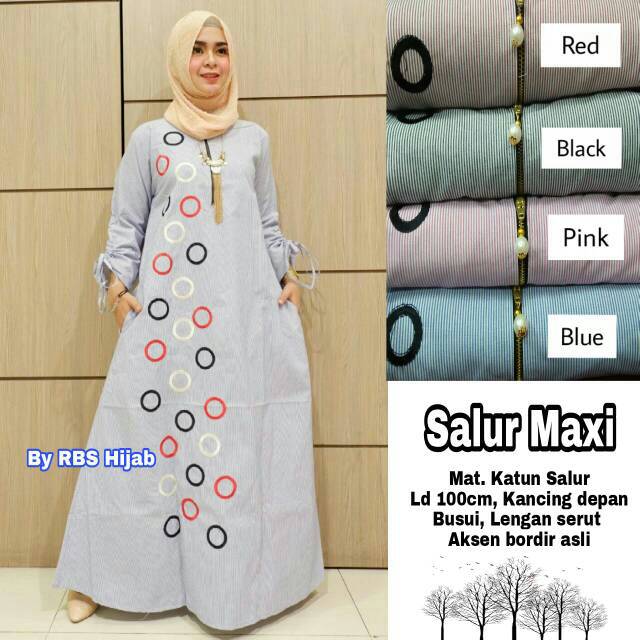 Gamis katun salur