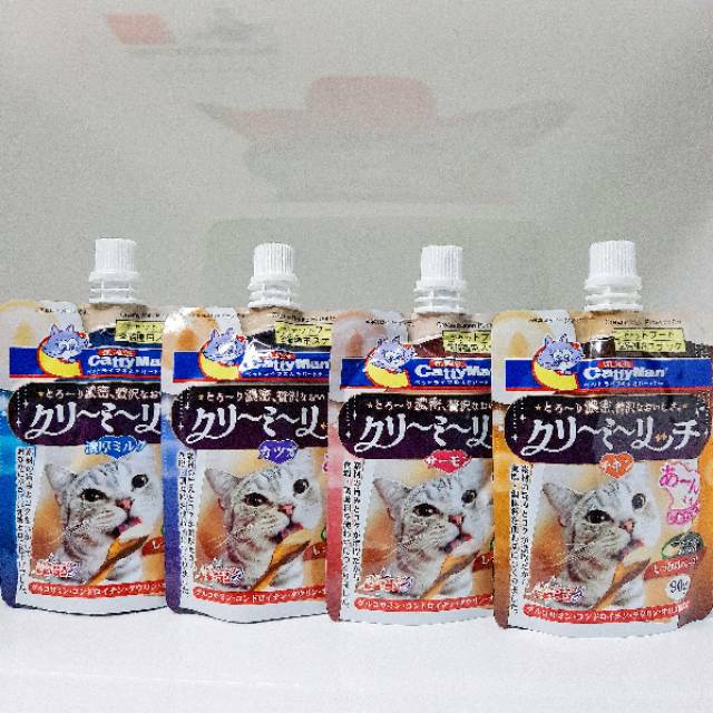 Cattyman creamy snack basah kucing 90 gr