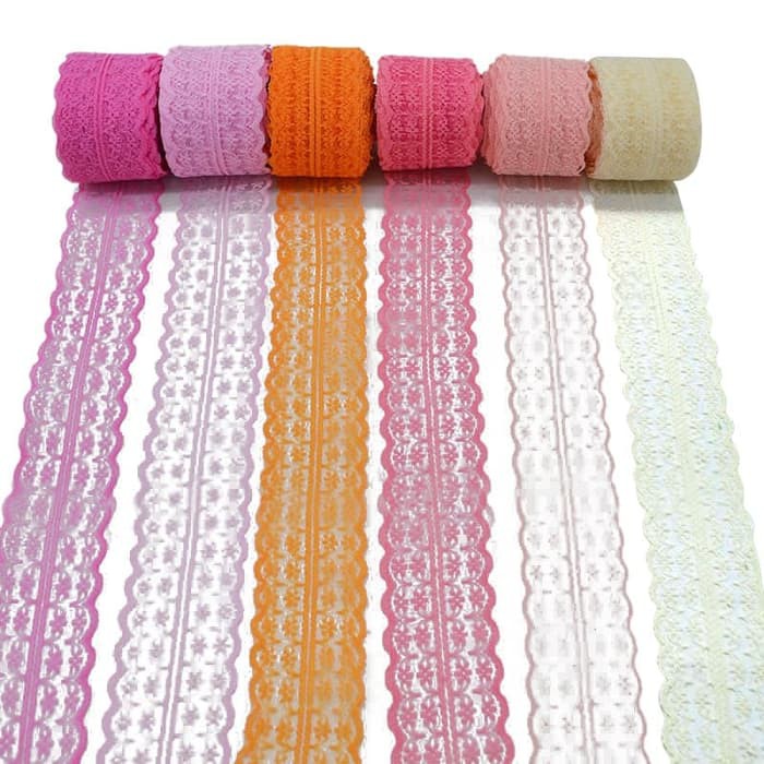 Pita Renda Bordir Lebar 45mm (per meter) (2)