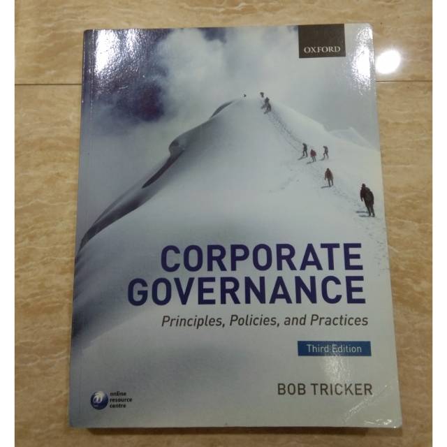 Corporate Governance 3rd Edition by Bob Tricker - Original