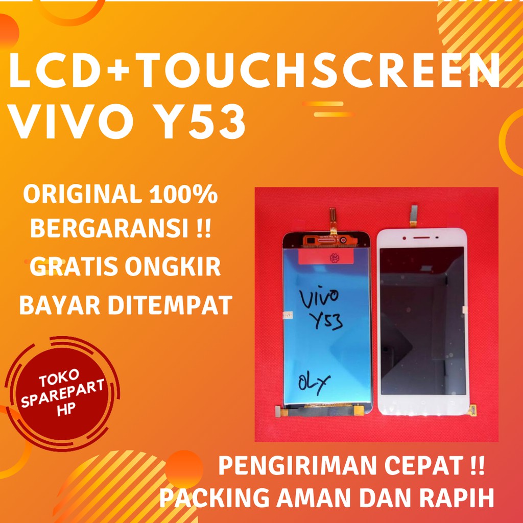 Lcd dan Tc Vivo Y53 Ori set Layar Lcd dan Touchscreen Hp Vivo Y53 Original