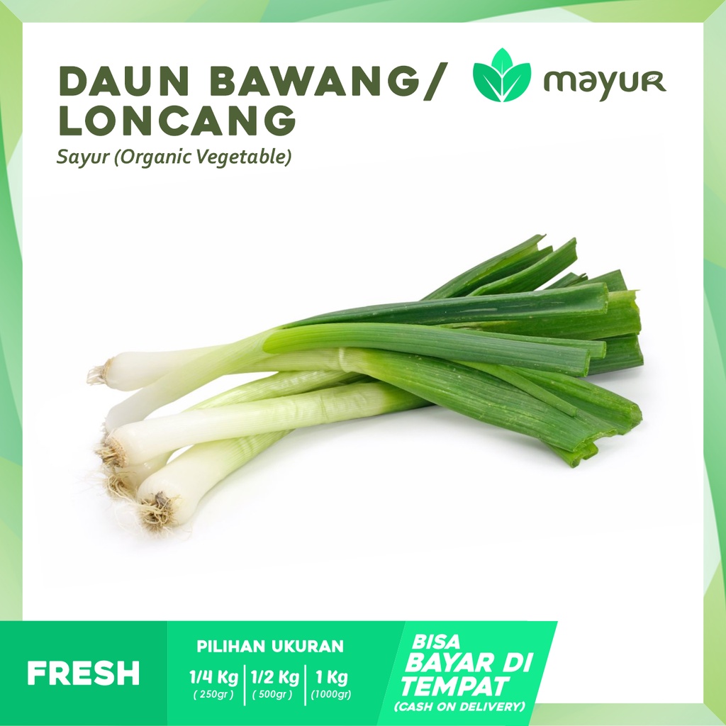 

Daun Bawang / Loncang ( 250gr | 500gr | 1 kg )