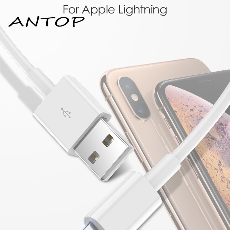 Antop Kabel Data / Charger Lightning Universal Fast Charging Panjang 1-2m Untuk Iphone