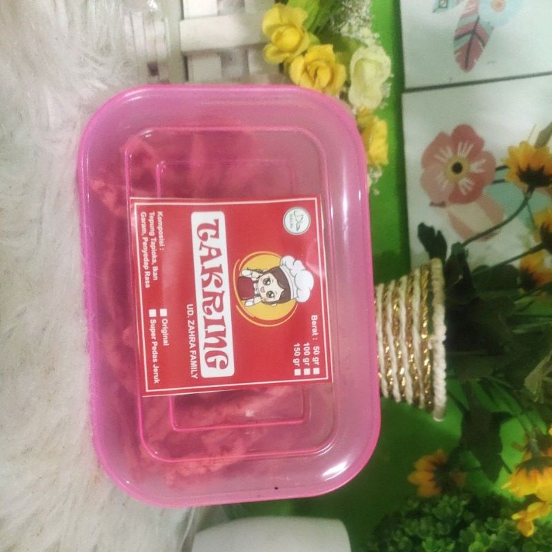 

takring (otak2 kering) pedas daun jeruk 200g