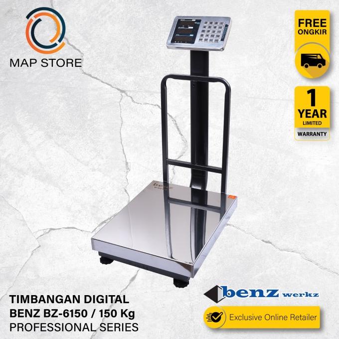 Timbangan Duduk Digital / Timbangan Paket Ekspedisi 150 kg BENZ 6150