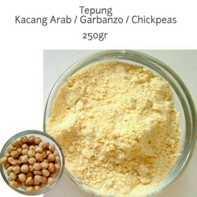 

TEPUNG BESAN / GARBANZO / KACANG ARAB 250 GR