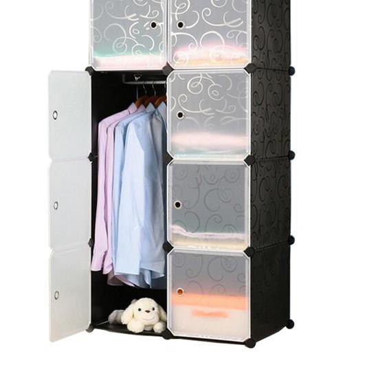 ✰ Lemari pakaian rak baju lemari baju rak buku rak serbaguna rak plastik ➫