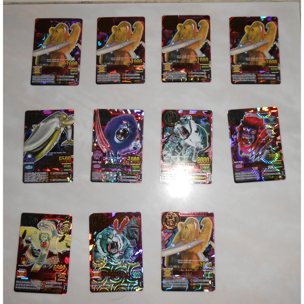 Animal Kaiser Card Set ORIGINAL Eng Version