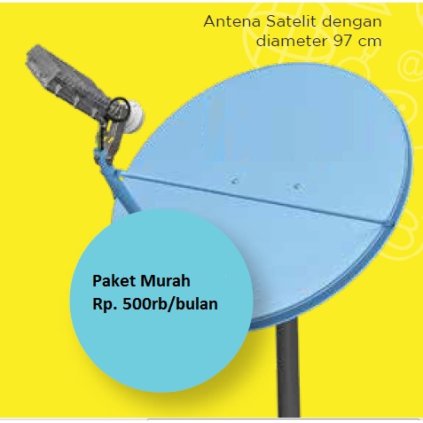 Internet Satelit WIFI Murah Rp 500 ribu/bulan