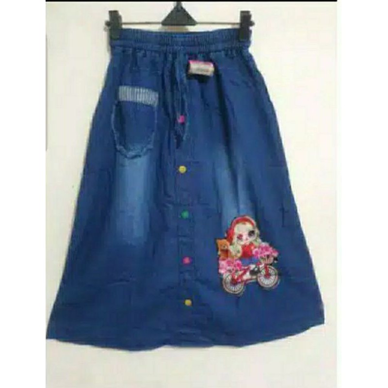 Rok tanggung Levis LOL Led Anak perempuan